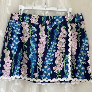 Lilly Pulitzer Jarvey Foxglove skort - size 6